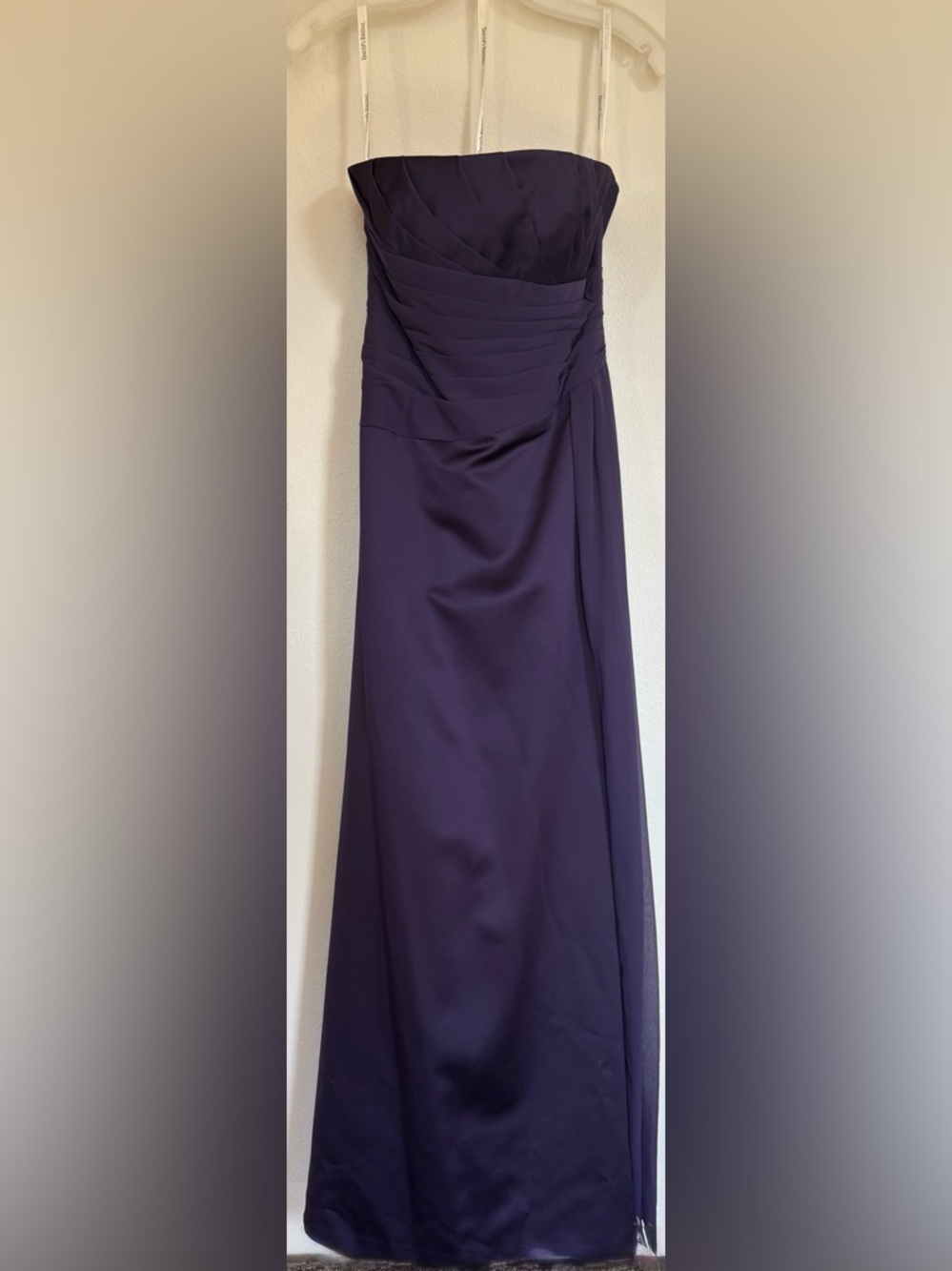 David’s Bridal Strapless Dress